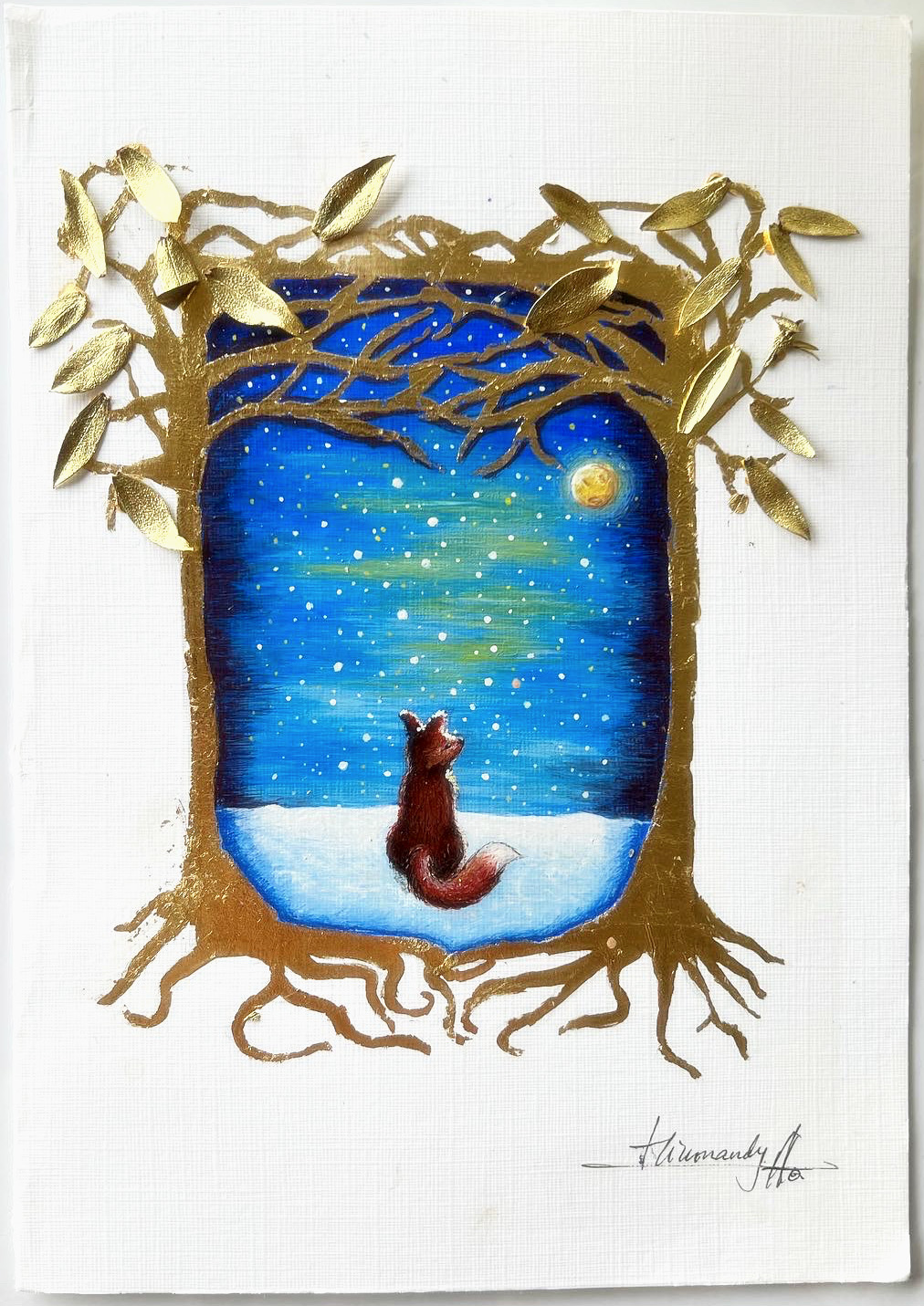 The Fox under the Golden Tree